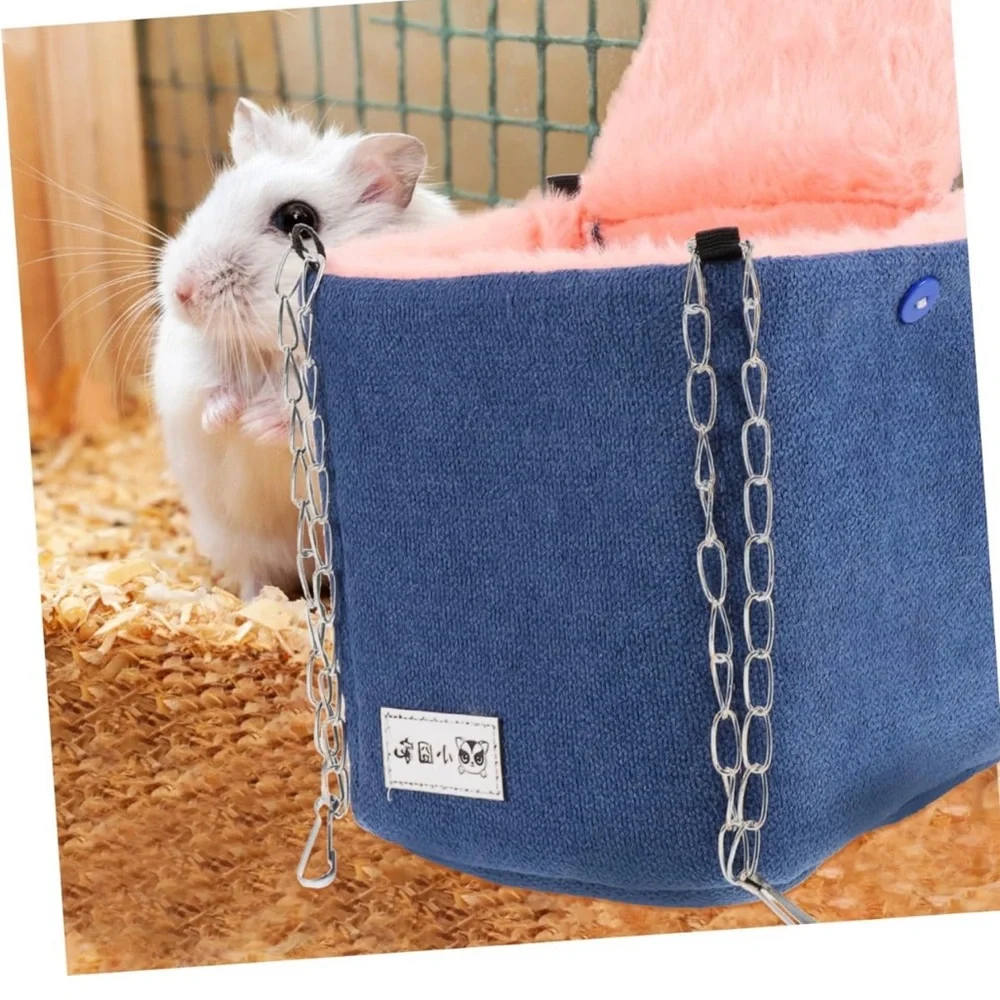 Milisten Hamster Cotton Nest Warm Bird Nest Hamster Hanging Hammock Cage Hamster